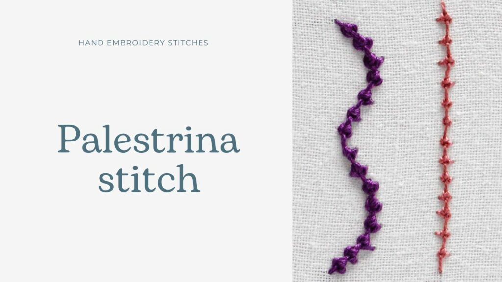 Palestrina-Stich Handstickerei