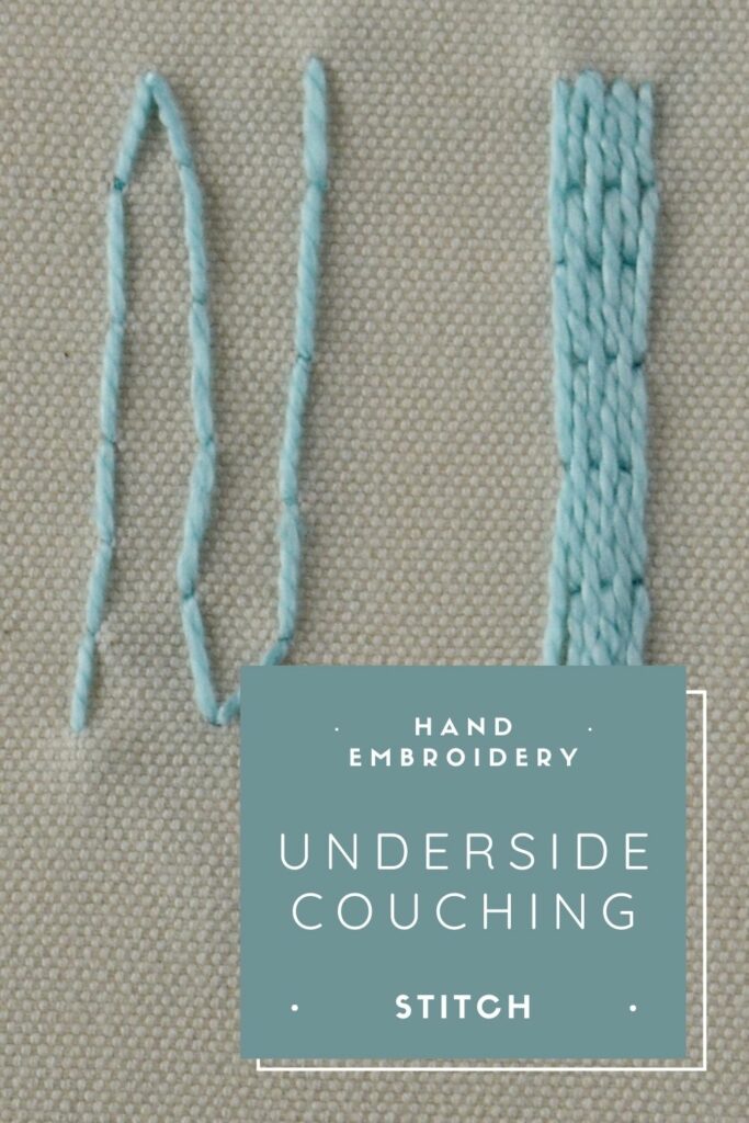 Embroidery Enrichment: Learn Underside Couching!