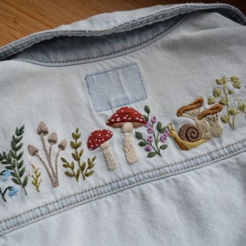 Mushroom Forest PDF pattern by RiverBirchThreads on Etsy